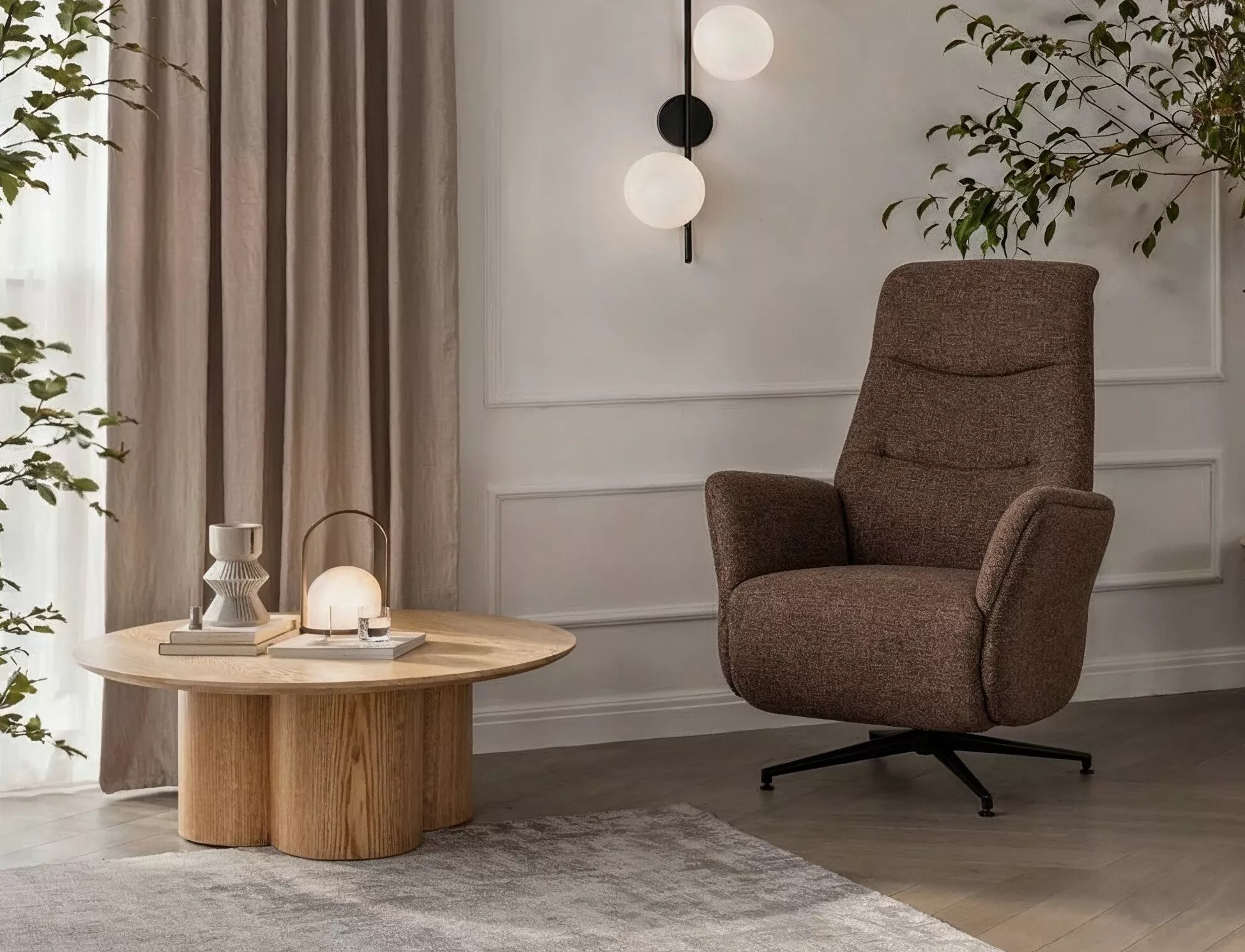 Fotel rozkładany nestor raven