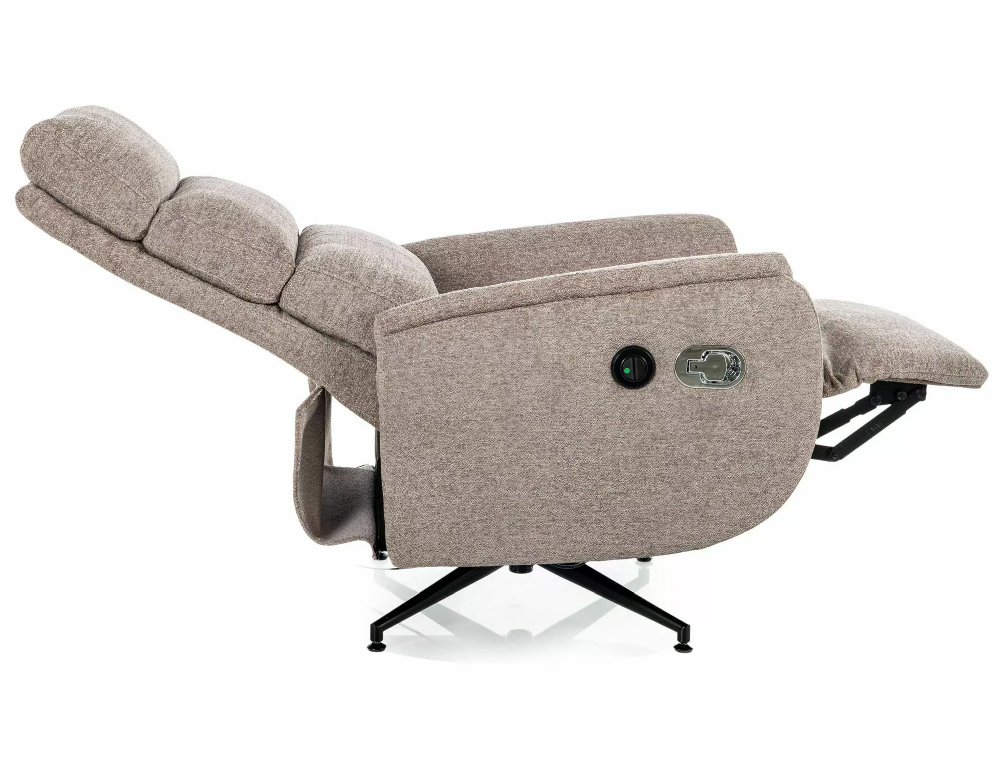 Fotel rozkładany fenix raven