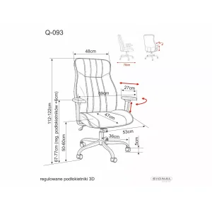 Fotel obrotowy q-093
