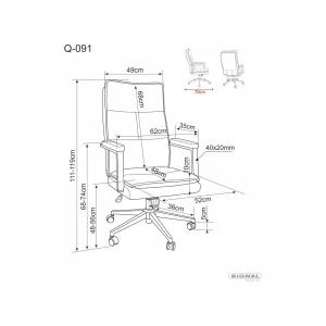 Fotel obrotowy q-091