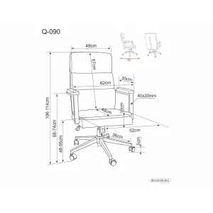 Fotel obrotowy q-090