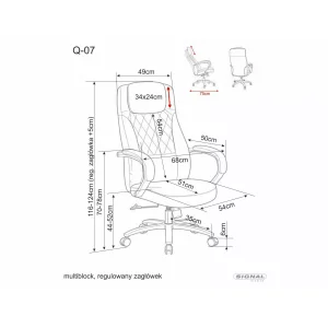 Fotel obrotowy q-07
