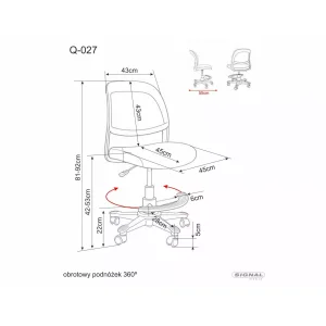 Fotel obrotowy q-027