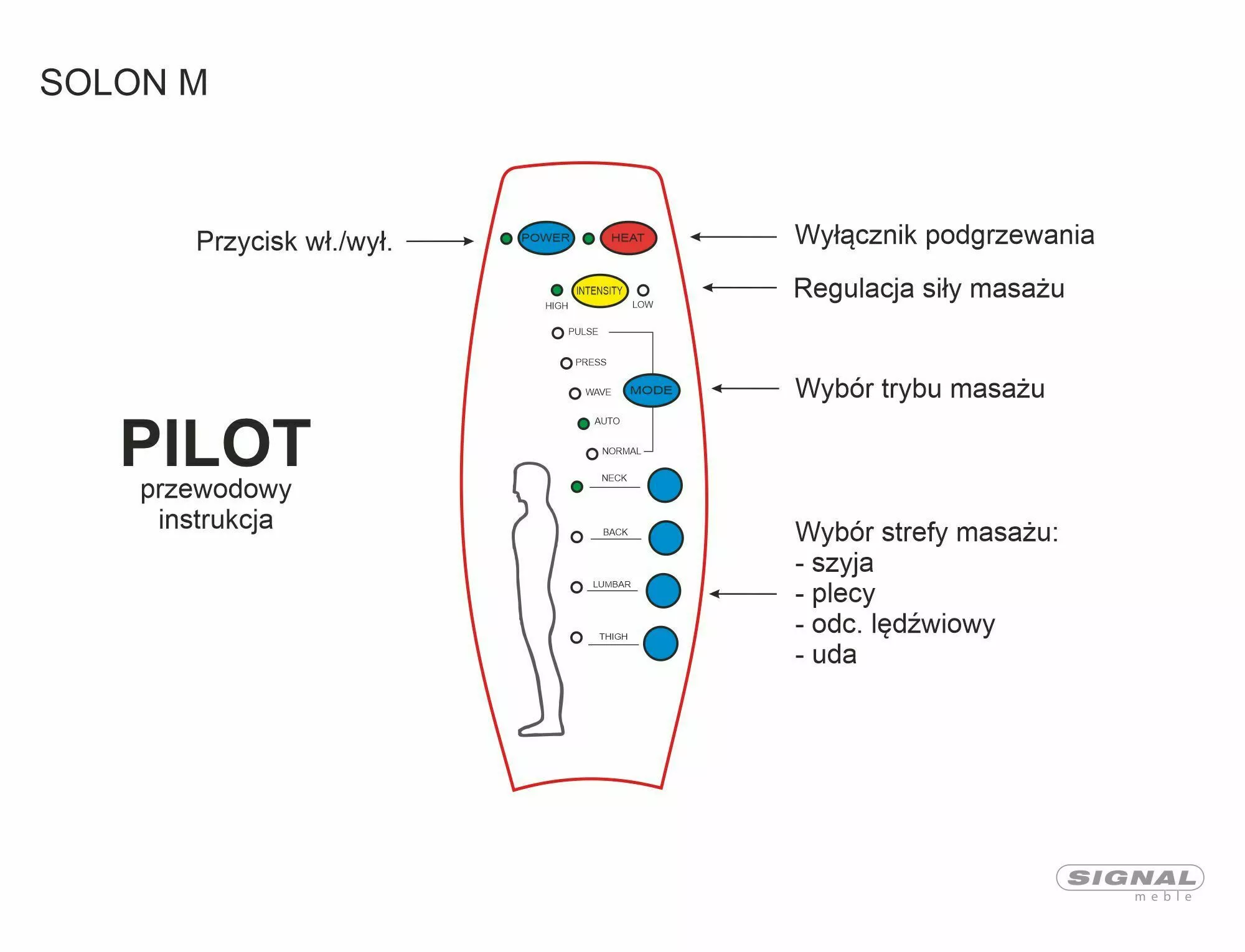 Fotel rozkładany solon m brego
