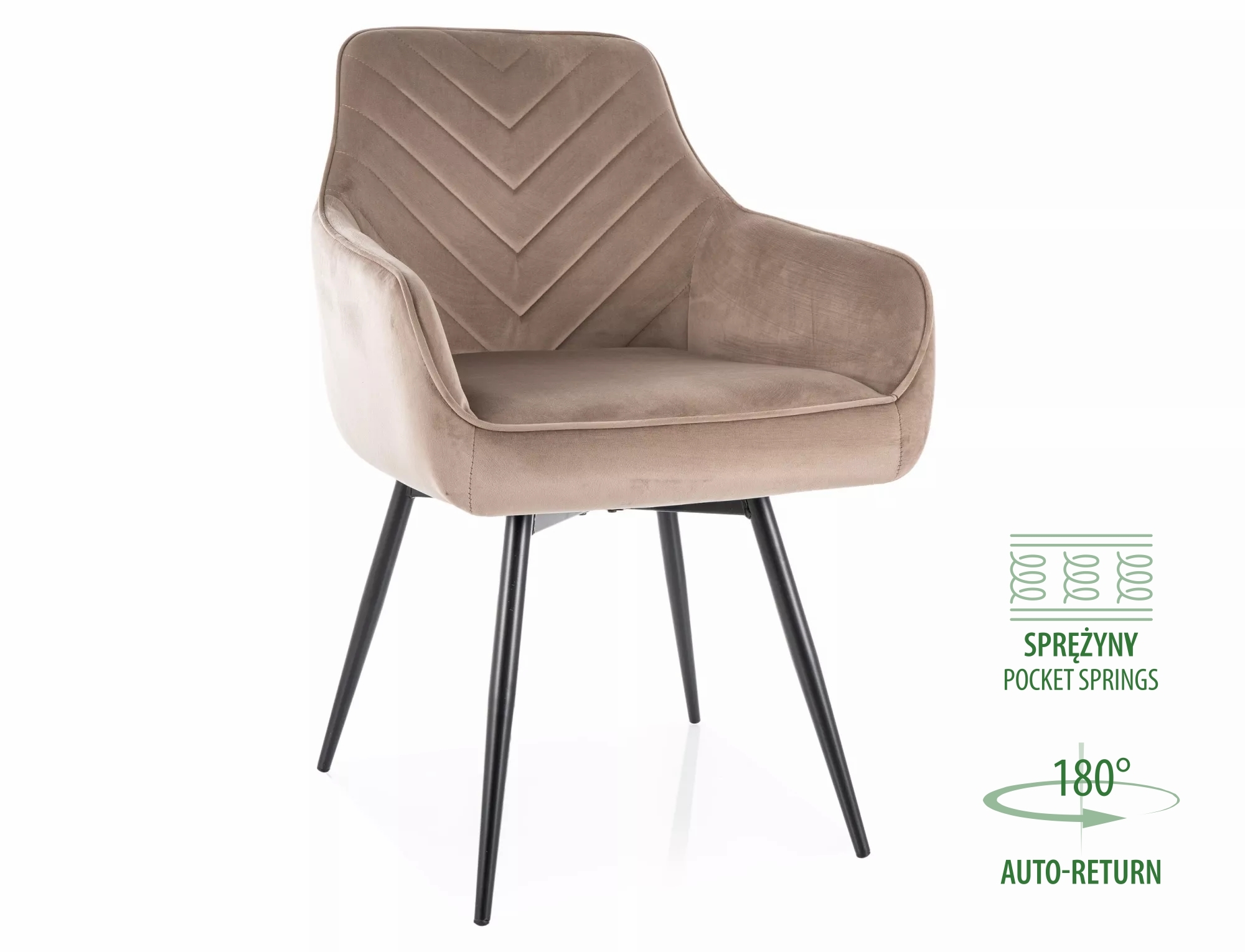 Krzesło servio velvet