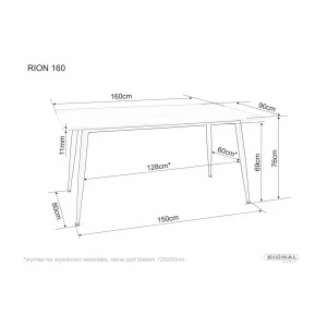 Stół rion 160