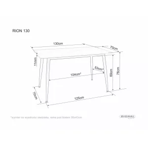 Stół rion 130