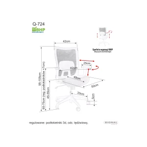 Fotel obrotowy q-724