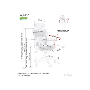 Fotel obrotowy q-724h