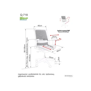Fotel obrotowy q-718