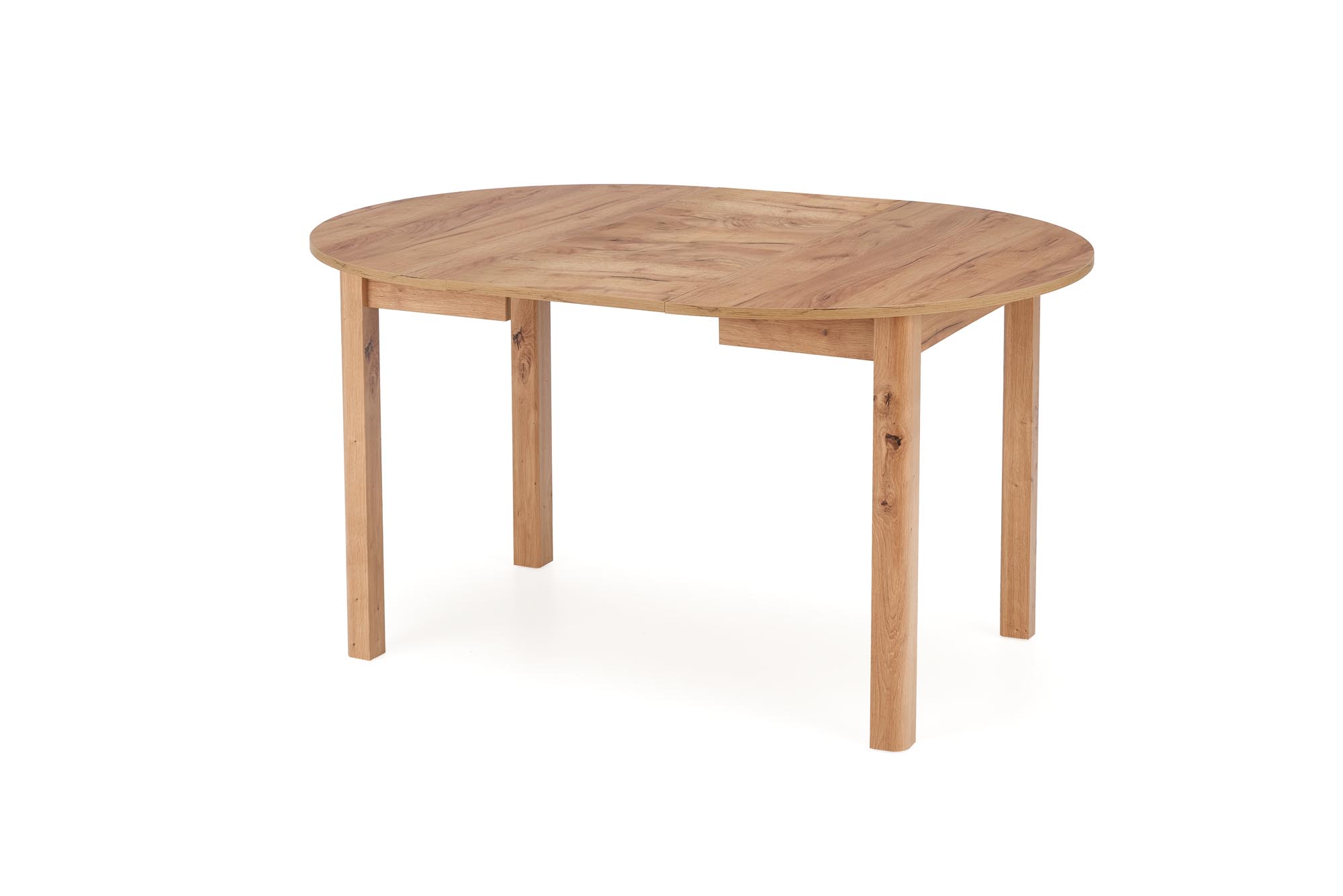 RINGO stół kolor blat dąb craft, nogi - dąb craft (102-142x102x76 cm)