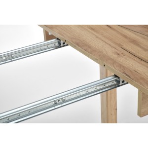 RINGO stół kolor blat dąb craft, nogi - dąb craft (102-142x102x76 cm)