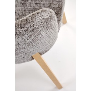 BASSO krzesło dąb naturalny / tap: CREMONA 96 (popiel)