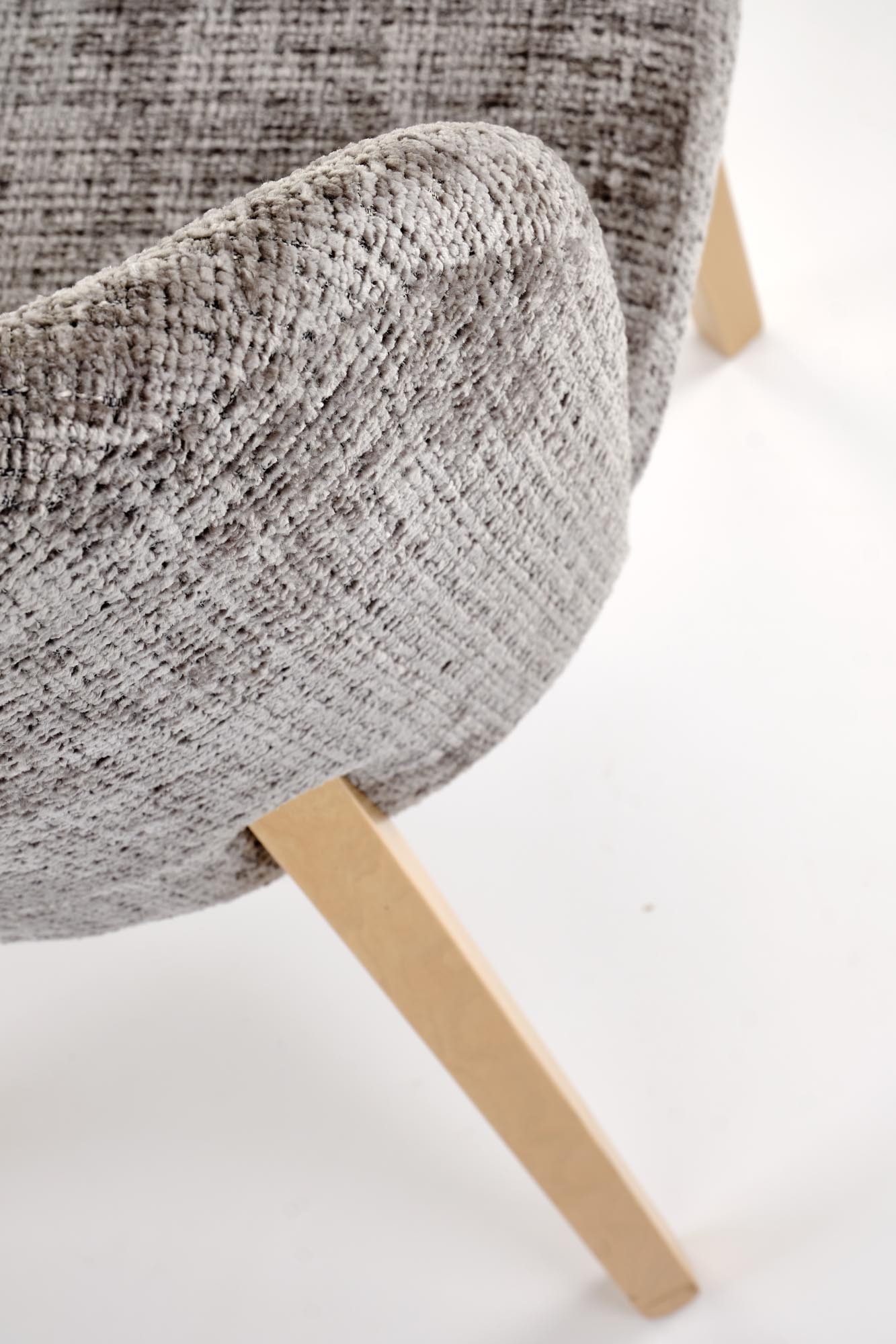 BASSO krzesło dąb naturalny / tap: CREMONA 96 (popiel)