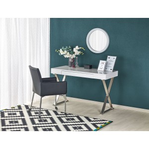 B31 biurko biały-chrom