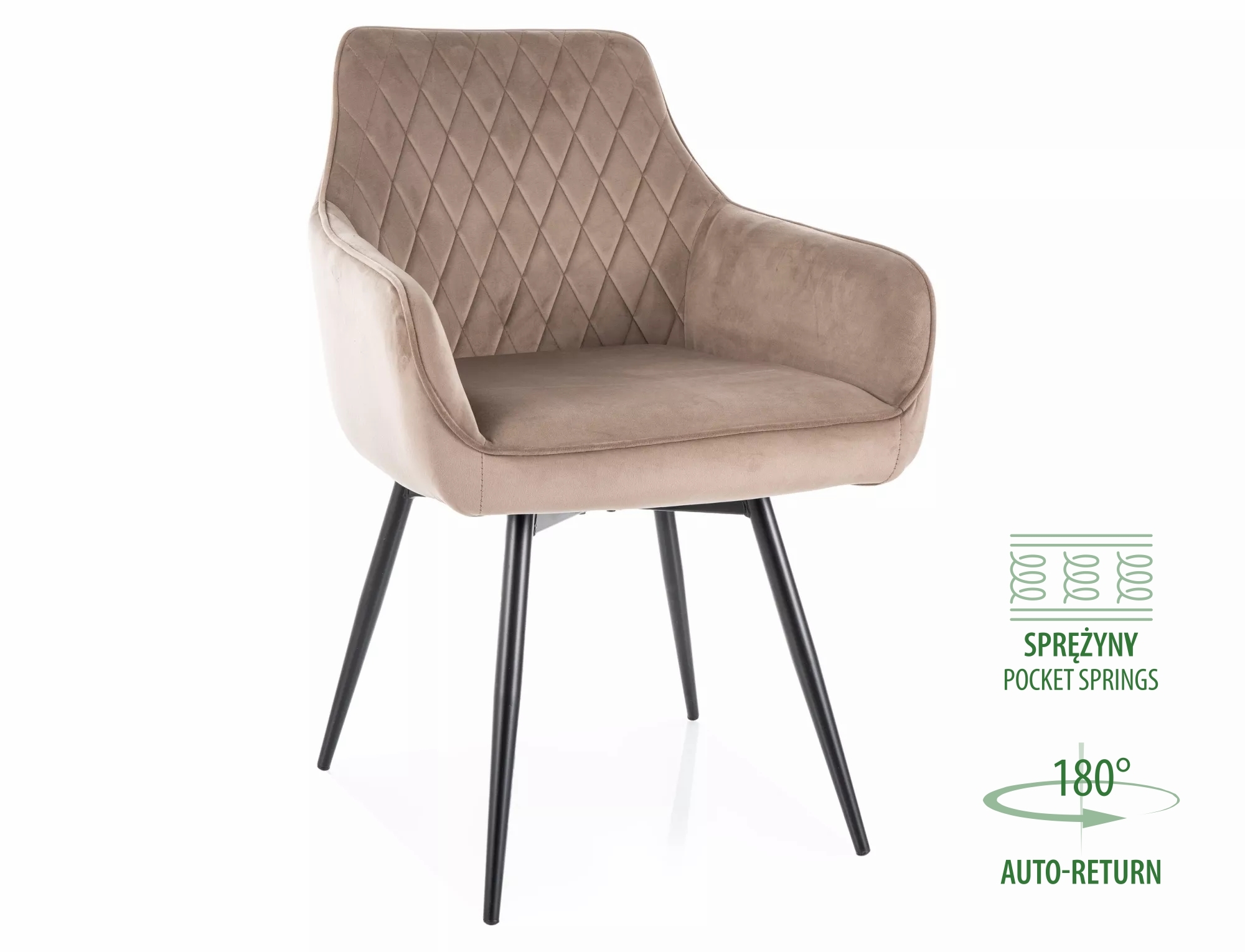 Krzesło marlo velvet