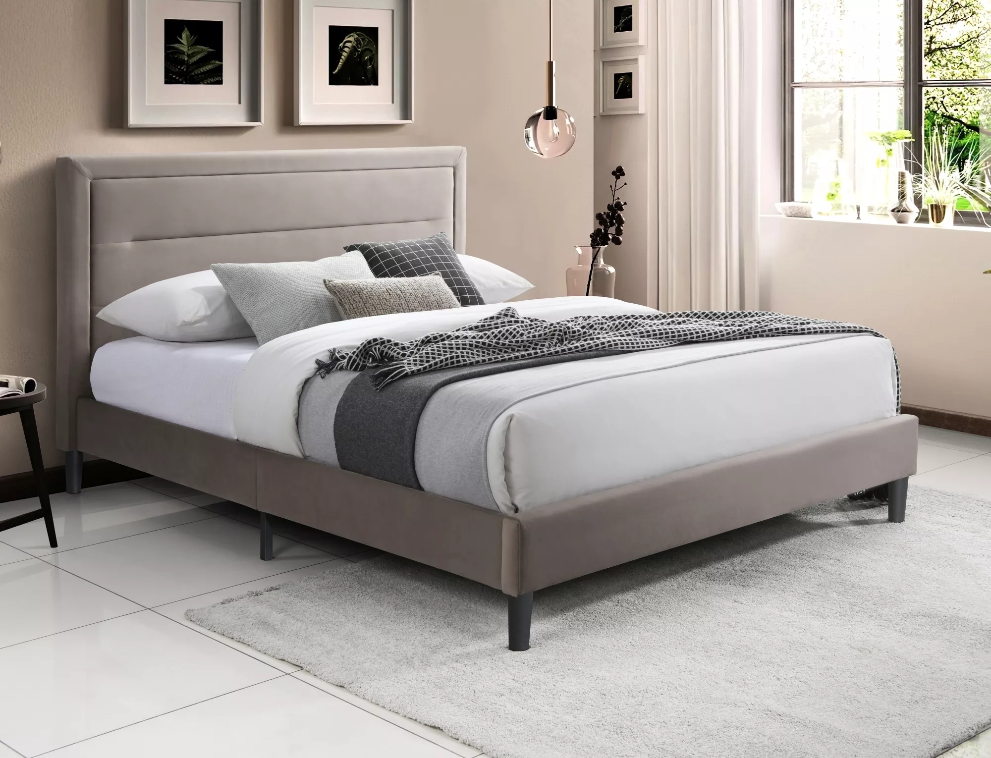 łóżko malaga velvet