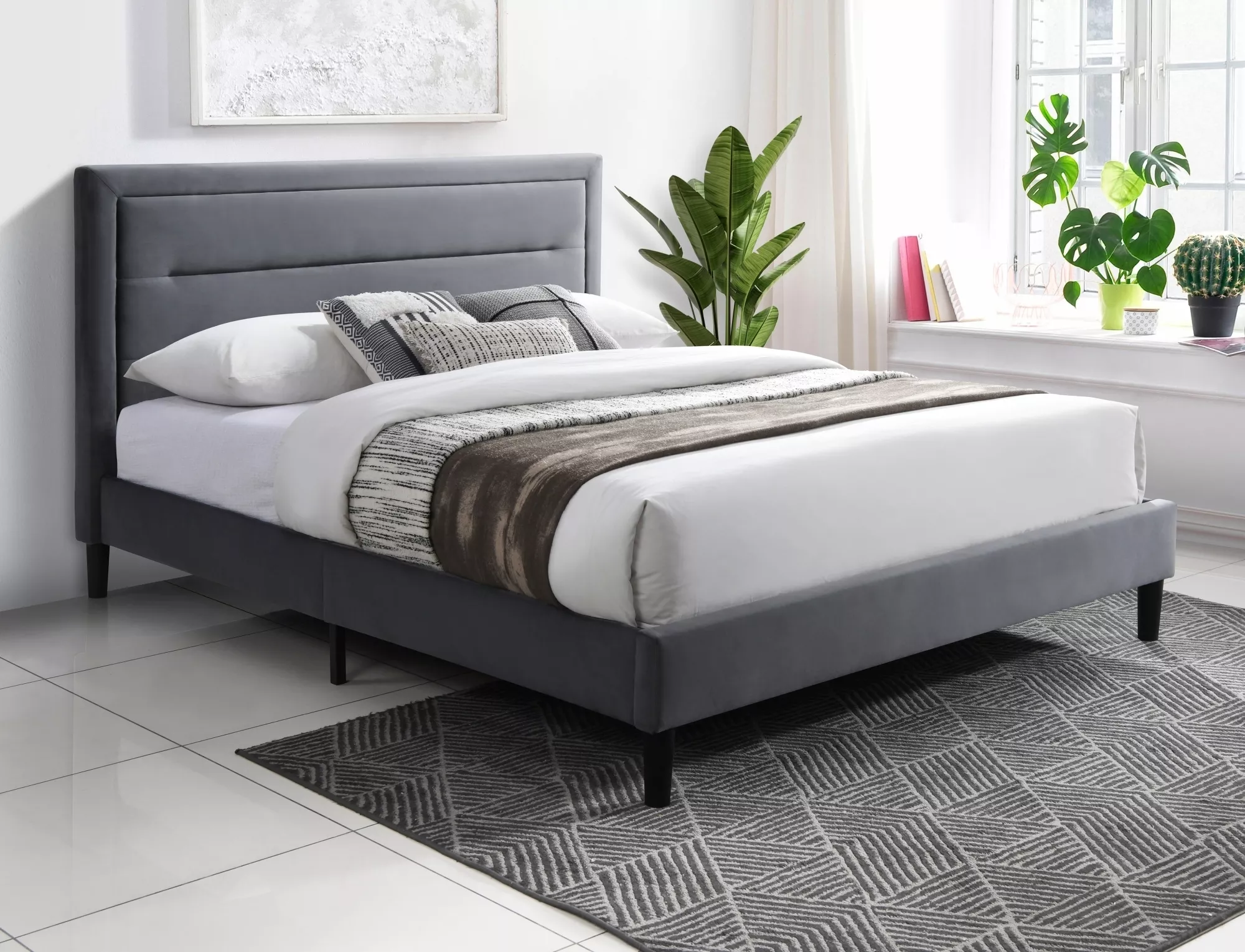 łóżko malaga velvet