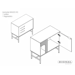 Komoda mago k3