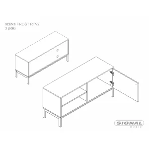 Szafka rtv frost rtv2