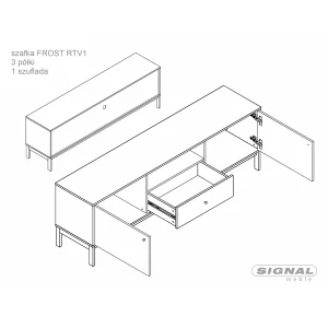 Szafka rtv frost rtv1