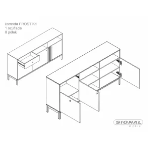 Komoda frost k1