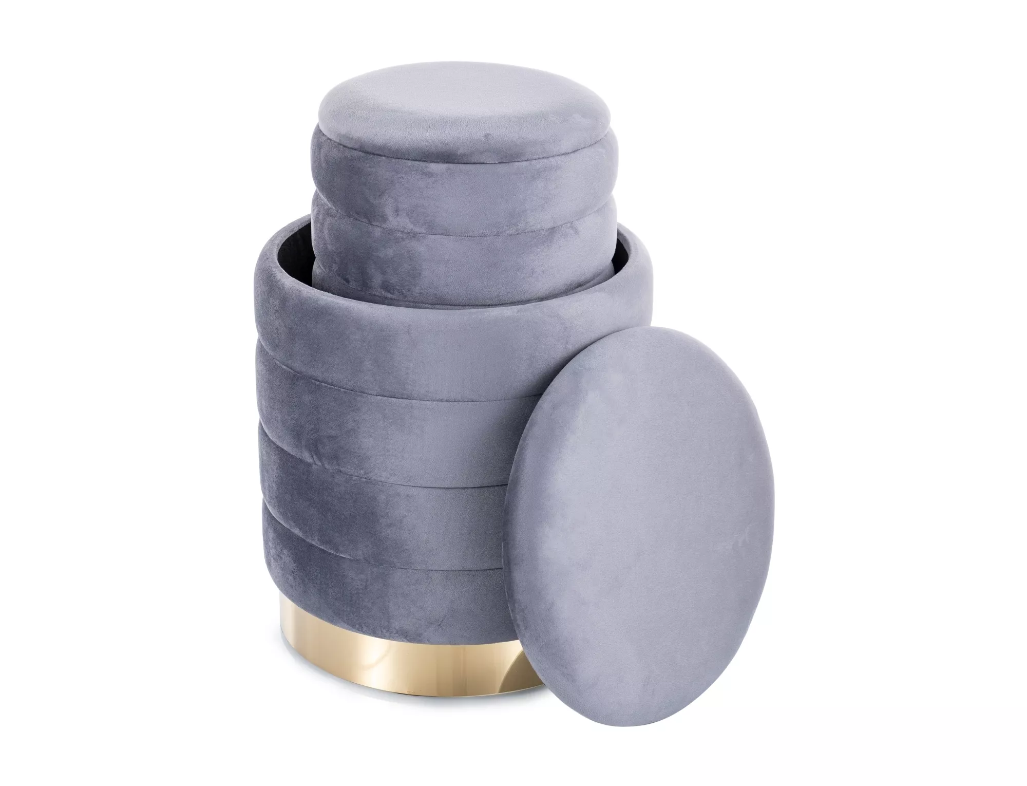 Puf britta velvet (zestaw)
