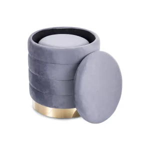 Puf britta velvet (zestaw)