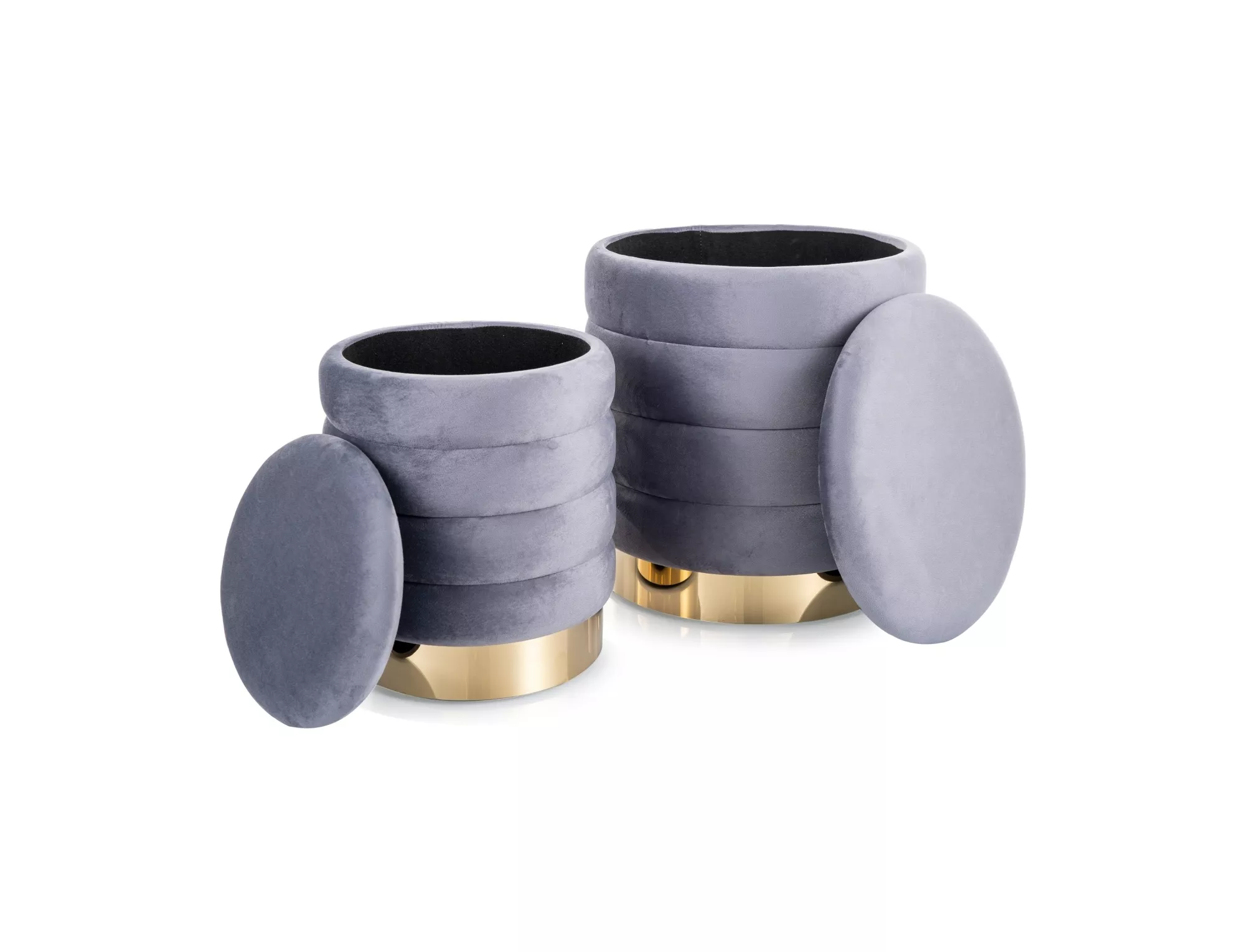 Puf britta velvet (zestaw)