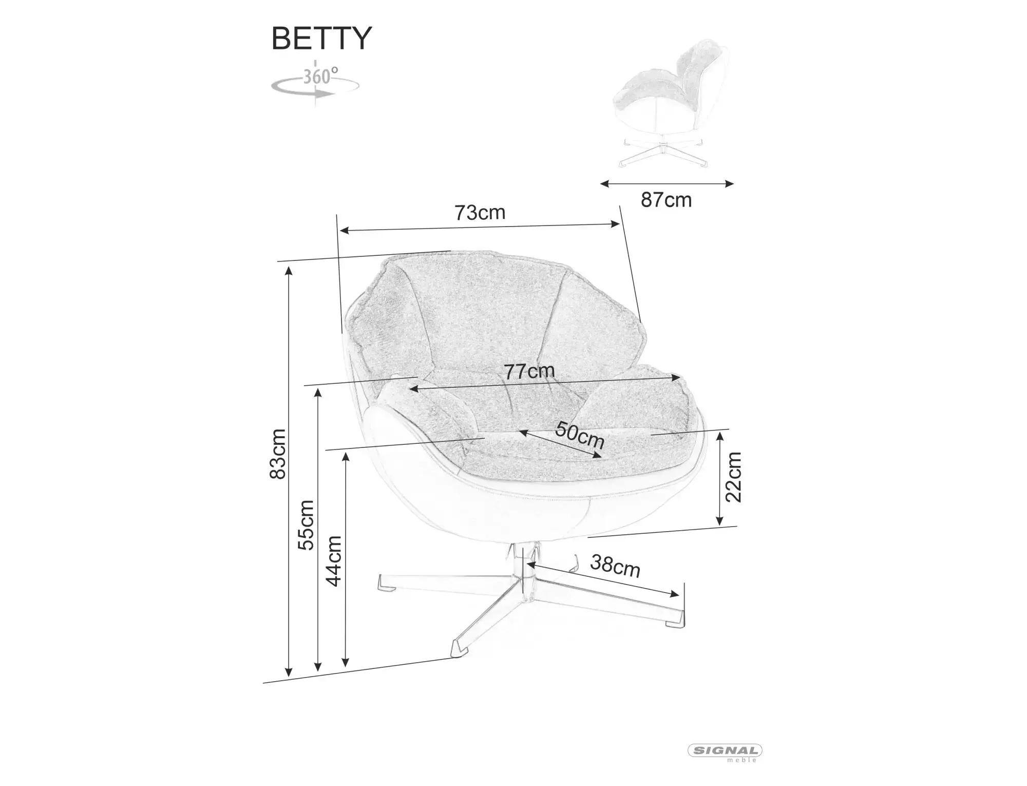 Fotel betty