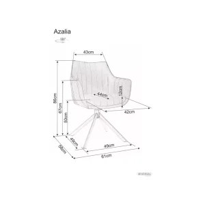 Krzesło azalia velvet