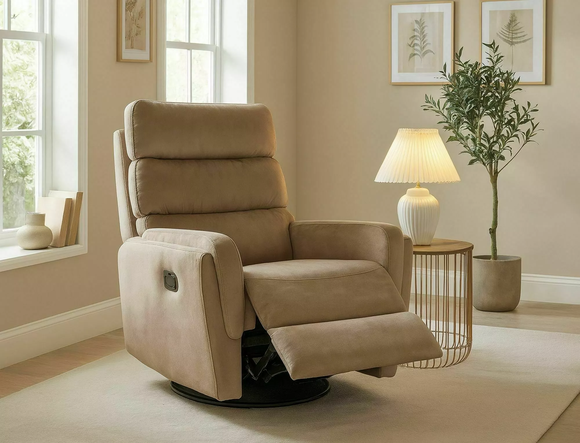 Fotel rozkładany argos velvet