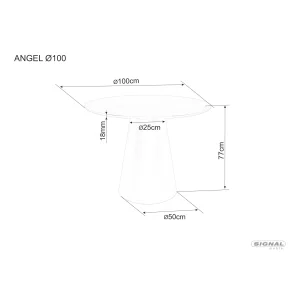 Stół angel 100