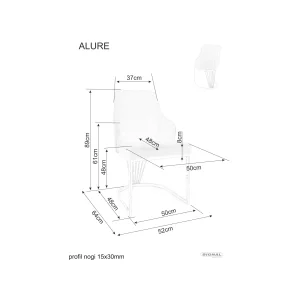 Krzesło alure velvet