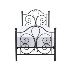 PANAMA 90 cm łóżko metalowe czarny