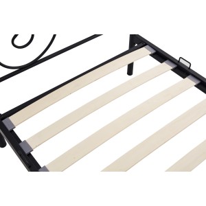 PANAMA 90 cm łóżko metalowe czarny