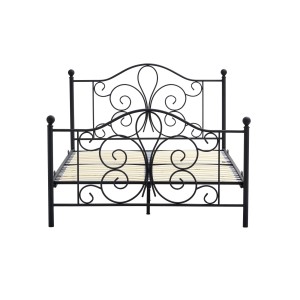 PANAMA 140 cm łóżko metalowe czarny
