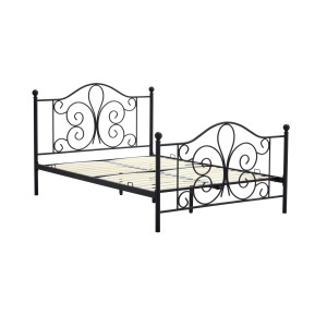 PANAMA 140 cm łóżko metalowe czarny