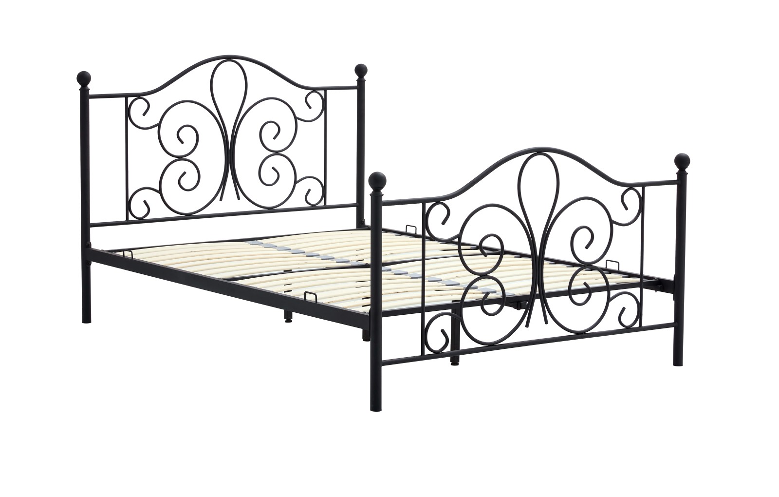 PANAMA 140 cm łóżko metalowe czarny