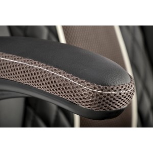 HAMLET fotel gabinetowy czarny / popielaty