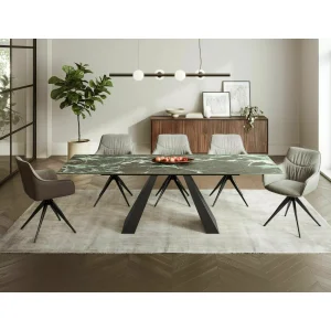 Stół salvadore ceramic verde alpi