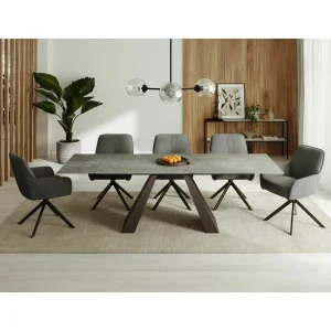 Stół salvadore ceramic pietra di savoia