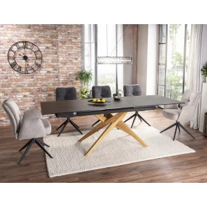 Stół loreto ceramic ossido bruno