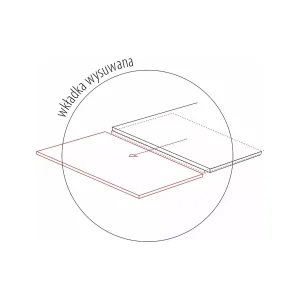 Stół columbus ceramic amber bianco