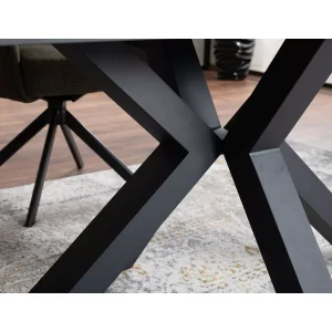 Stół columbus ceramic amber bianco