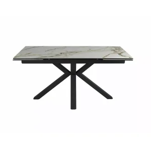 Stół columbus ceramic amber bianco