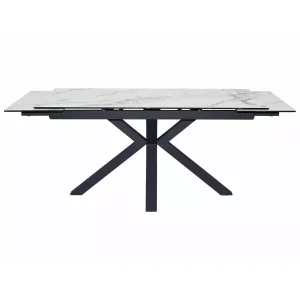 Stół columbus ceramic amber bianco