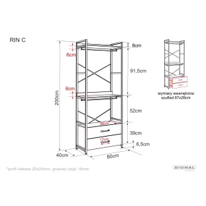 Regał rin c