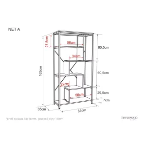 Regał net a