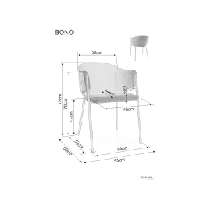 Krzesło bono velvet